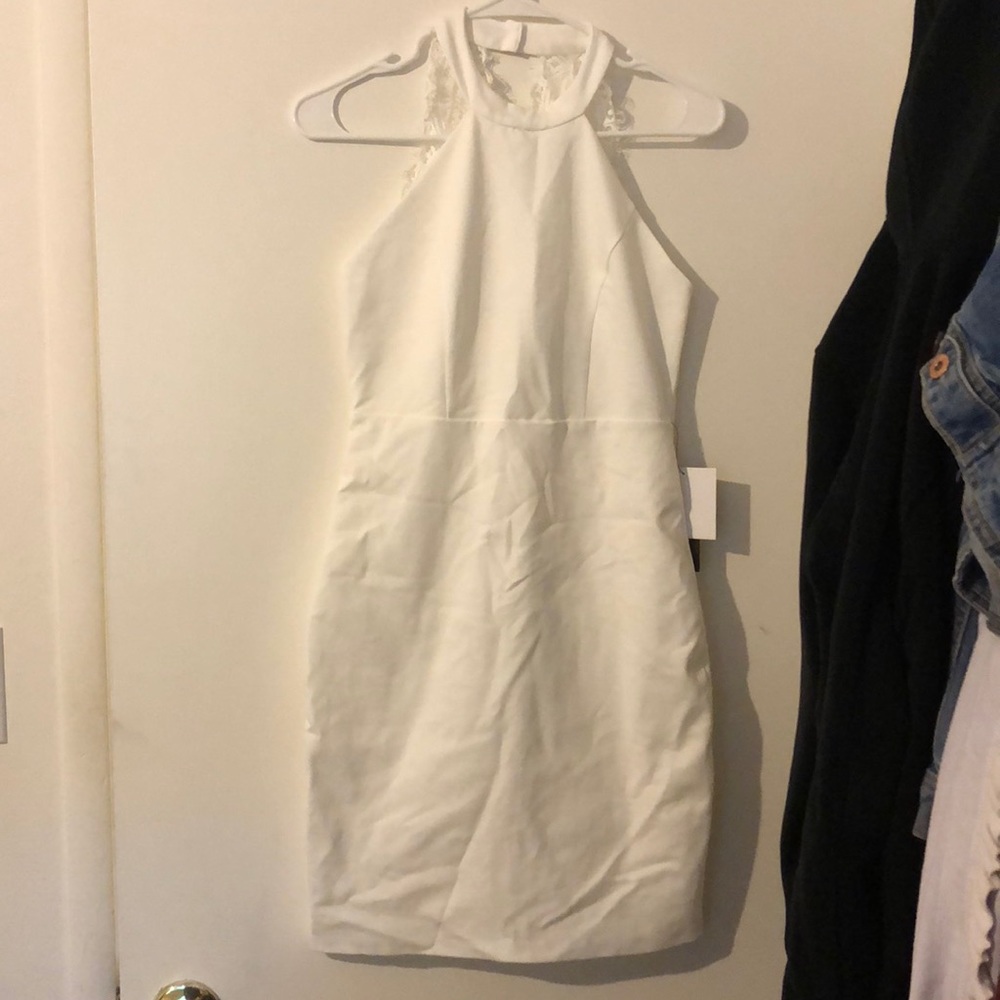 Never worn white lulu dress